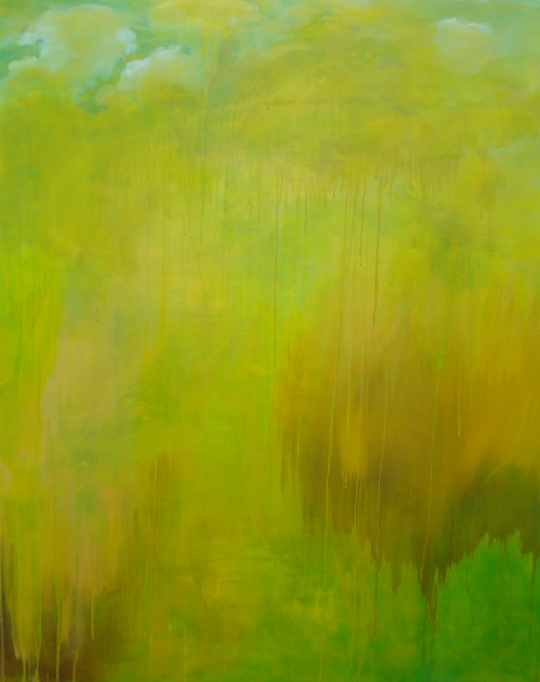 Abstrakt maleri, 2011, acryl på lærred, 120x150, pris kr. 3.200,-