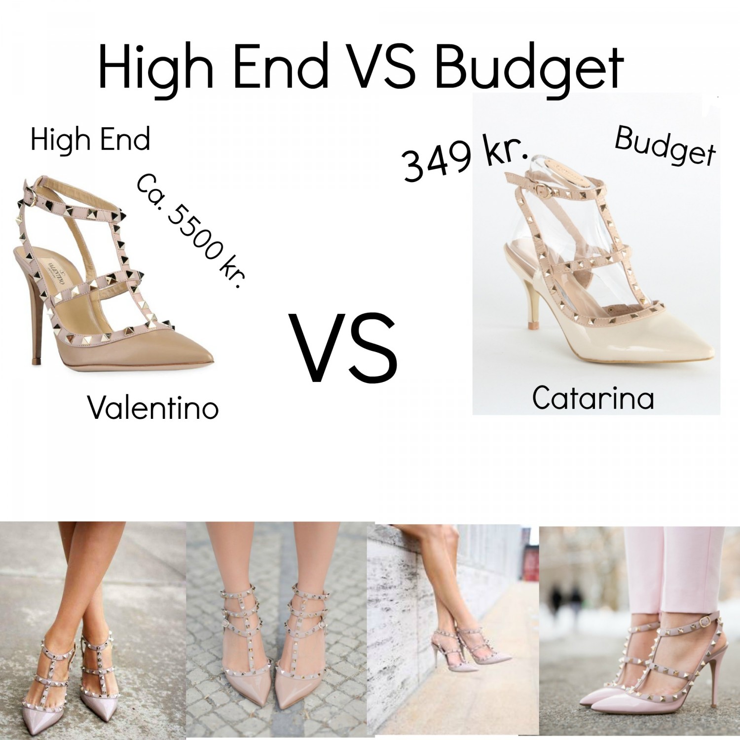 overførsel Med det samme Vie High End VS Budget: Heels | Fashion | amalia