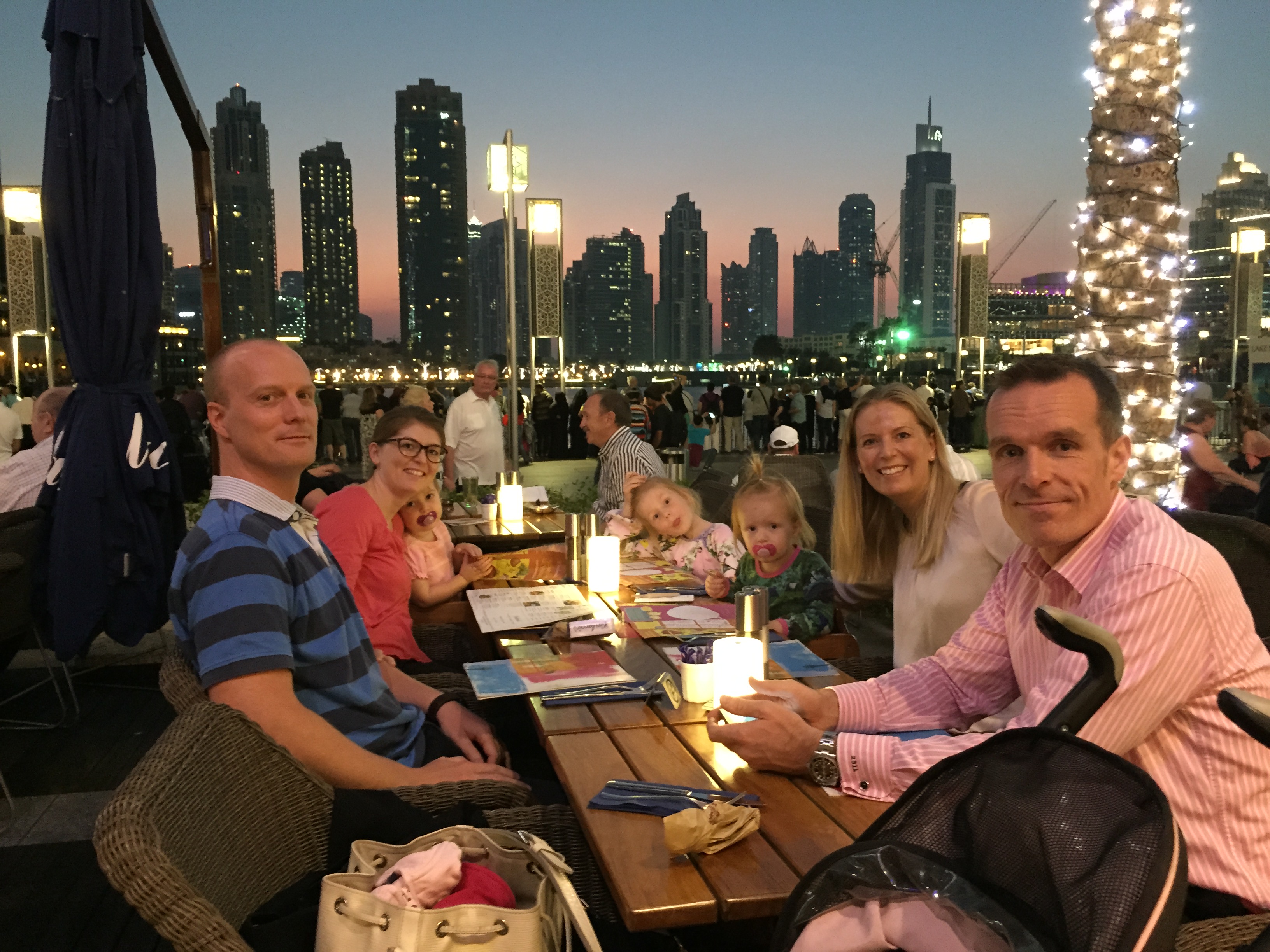 Fam Nissen i Dubai 2014