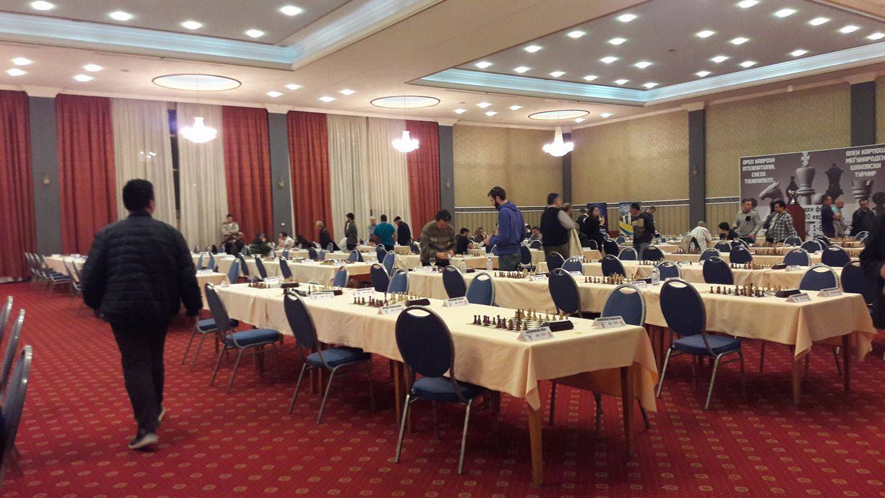 The playing hall at Karpos Open