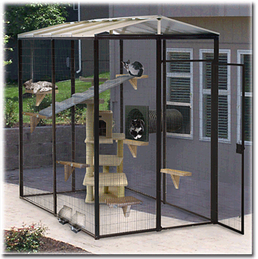 5x8 SunCATcher Cat Cage Cat Condo