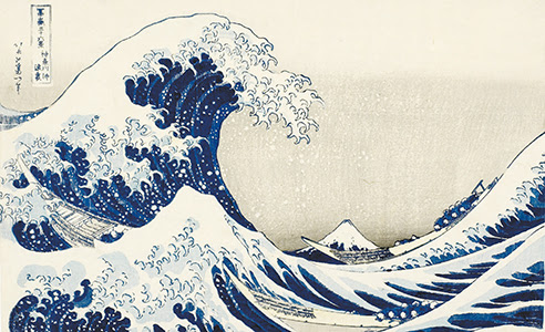 Katsushika Hokusai, Den store bølge i Kanagawa (Den store bølge), ca. 1830-32