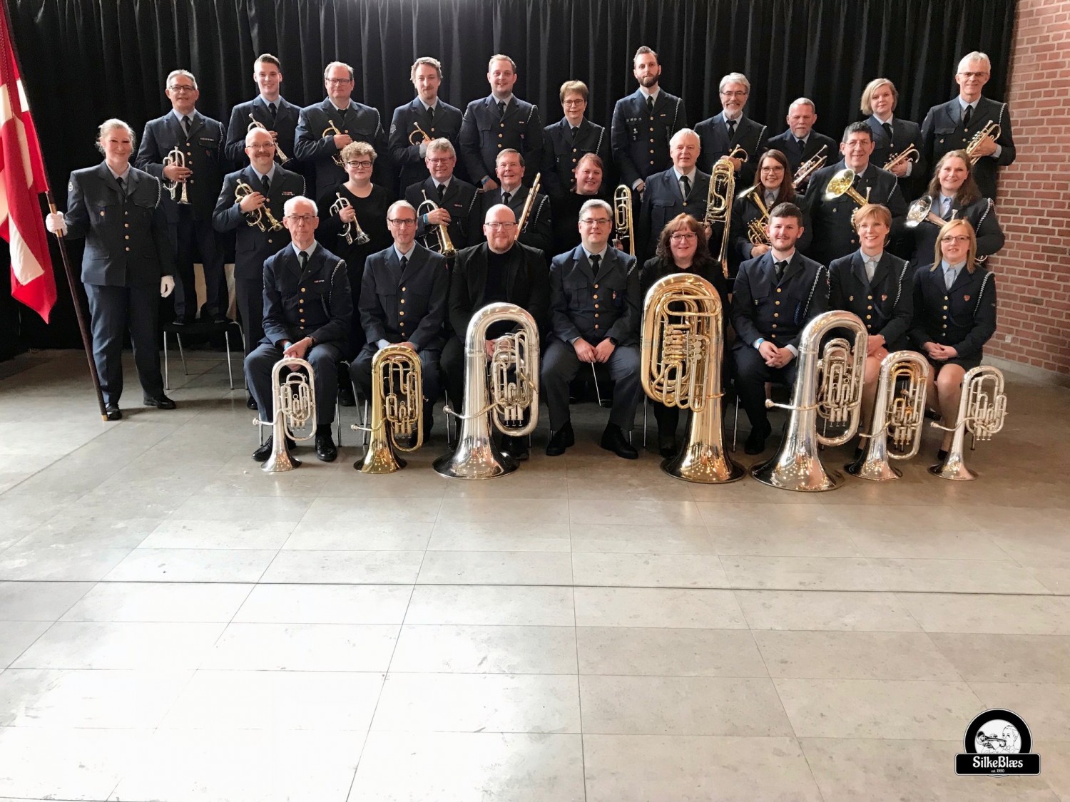 Flyverhjemmeværnets Musikkorps til Silkeblæs 2018