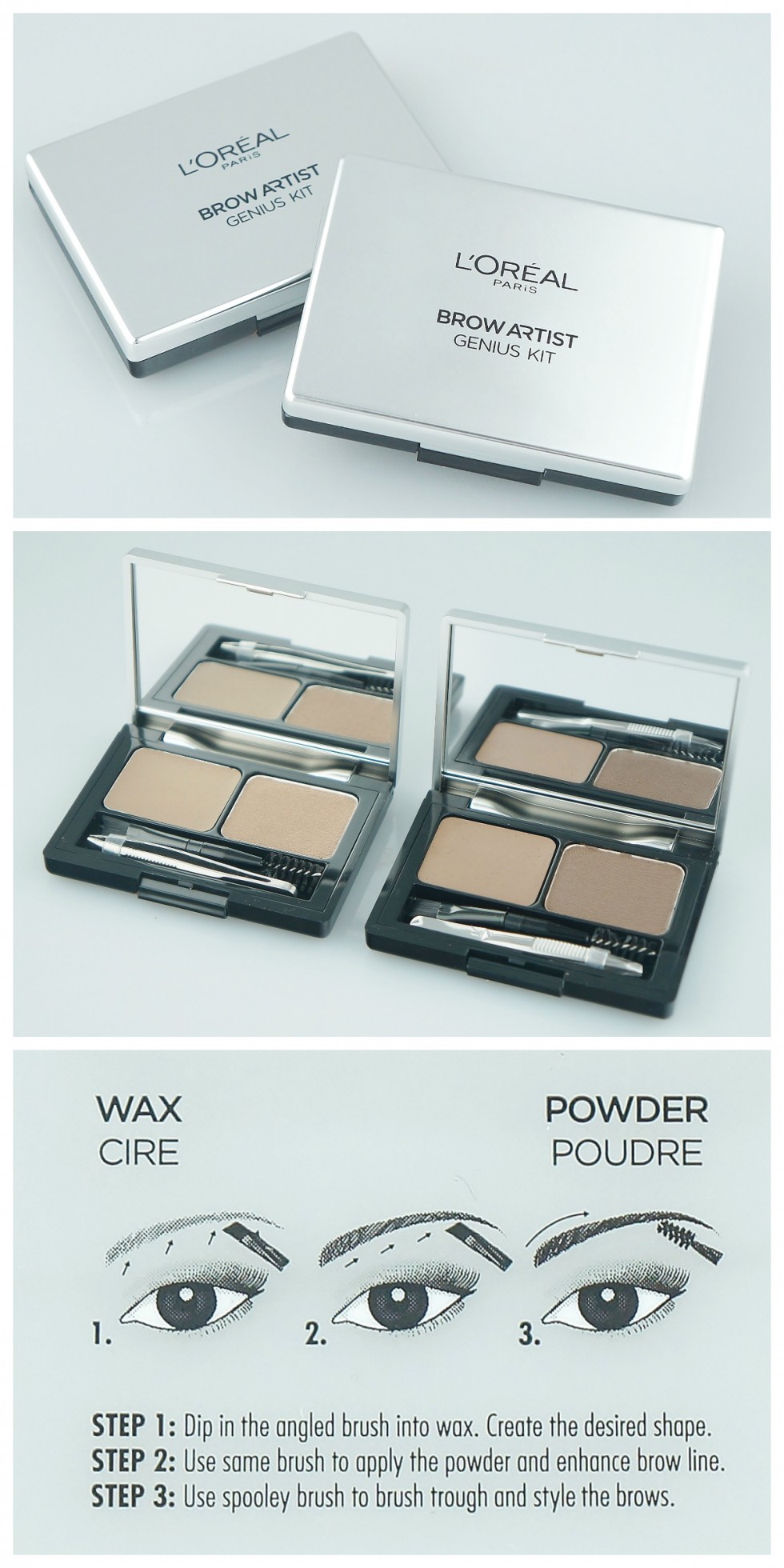L'Oréal Brow Artist Genious Kit | Anmeldelser | Rikkes Makeup Blog