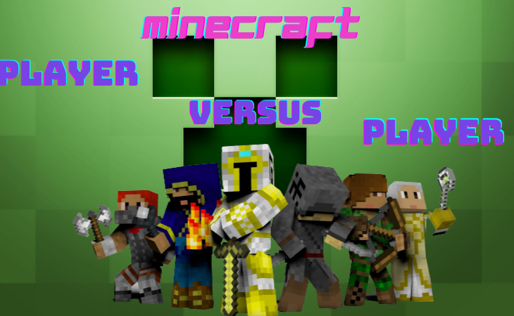Minecraft playar versus player