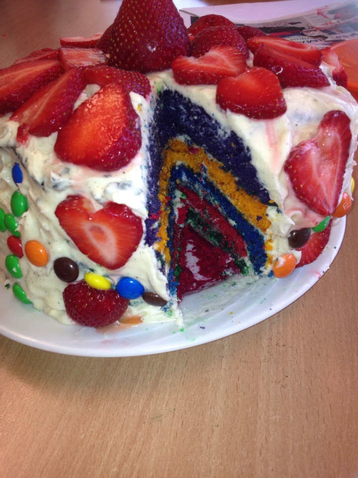 Her får I et ligegyldigt billede af en kage jeg har bagt ! :)