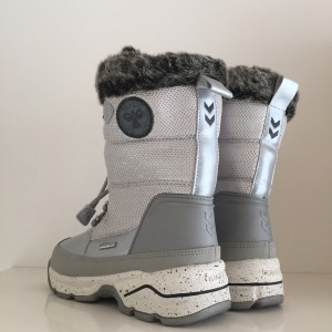 Hummel Snow Boot JR Lace med TEX Hi sølv | Testfamilien