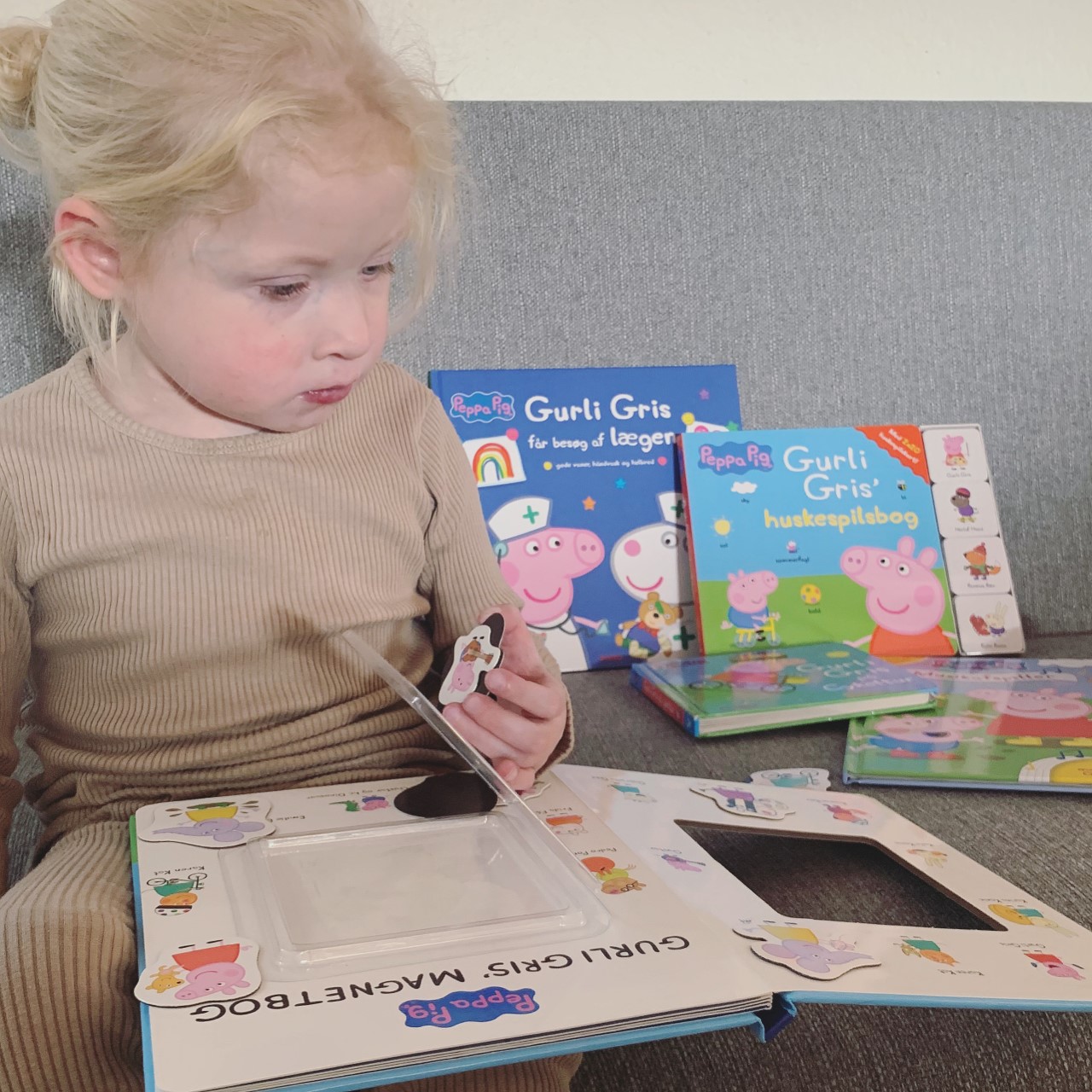 TEST Gurli Gris bogpakke Forlaget Alvilda Baby | Testfamilien