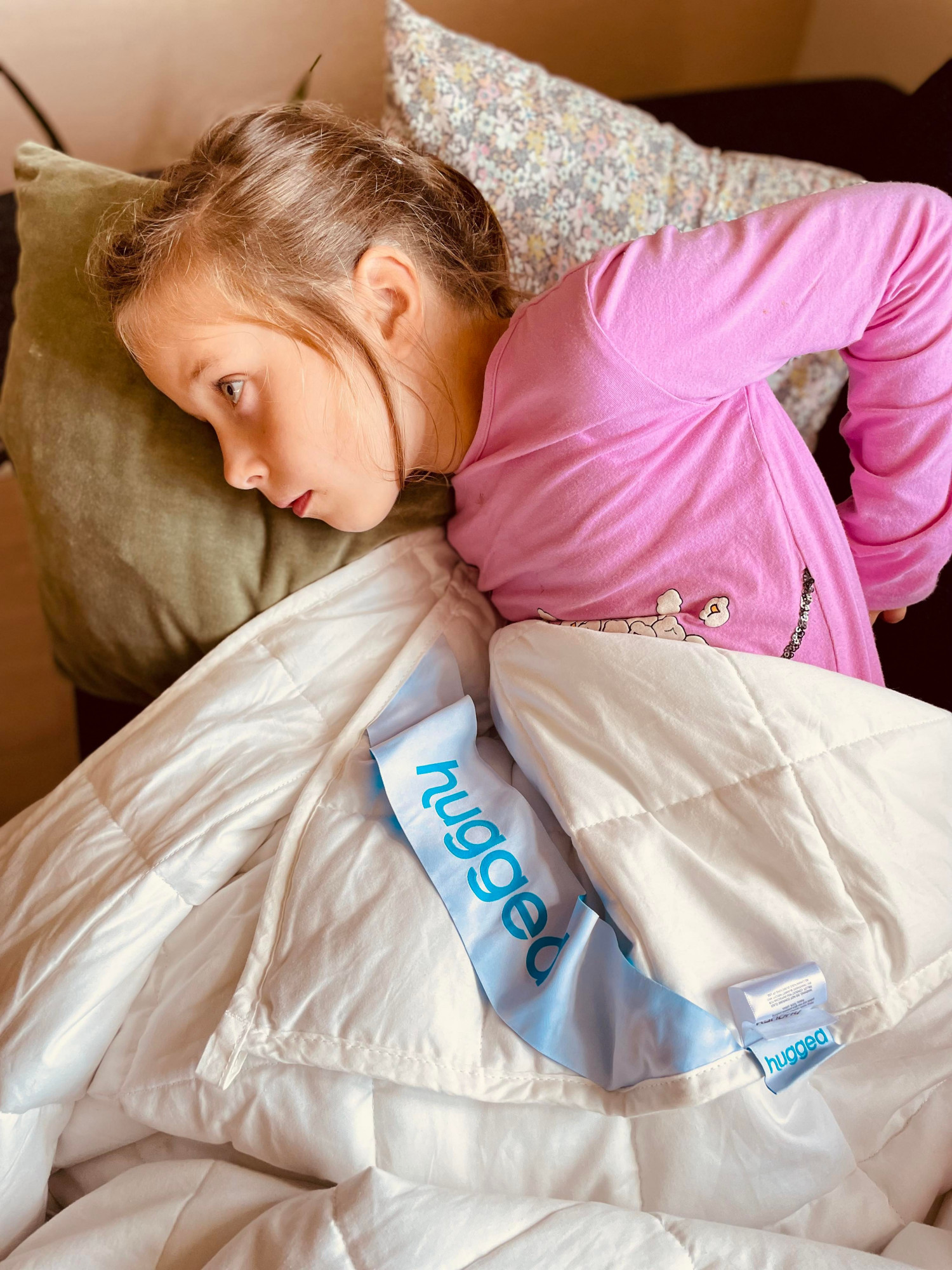 TEST kugledyner med tilhørende sengetøj fra HUGGED | Børn