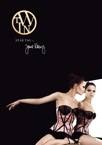 This is the startag for Twin/Gemini from the Danish jewelery designer Jane Kønig.