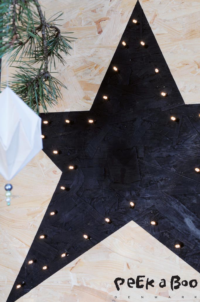 Close up of your star. Notice the sharp lines that the tesa precision tape gives you.
