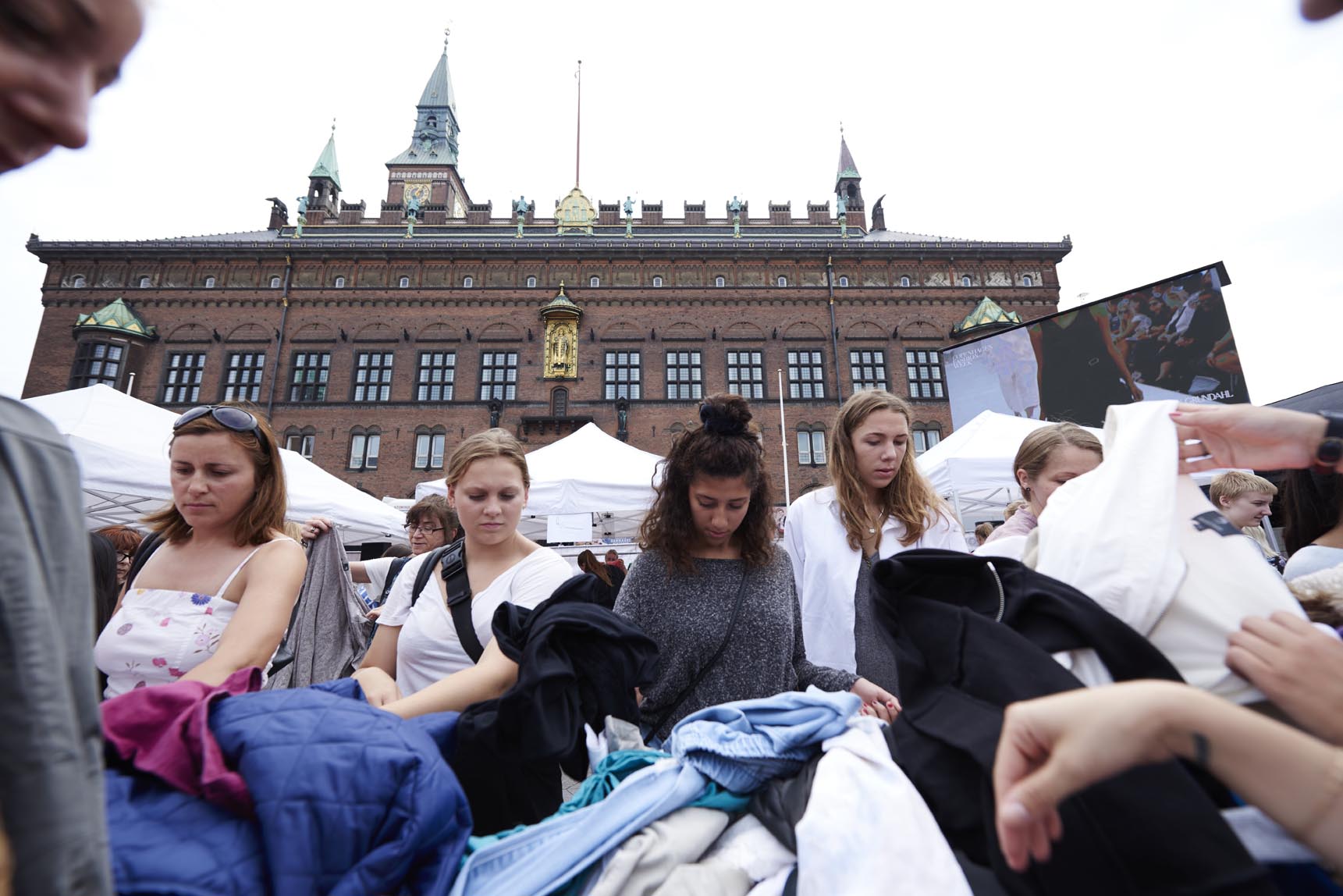 Fashion Exchange by the city hall in Copenhagen this saturday the 13 of august 2016.