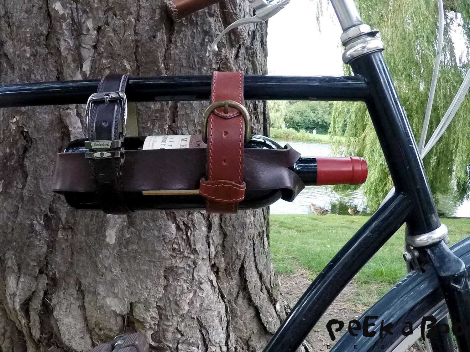 What every bike needs - wine holder - wine rack