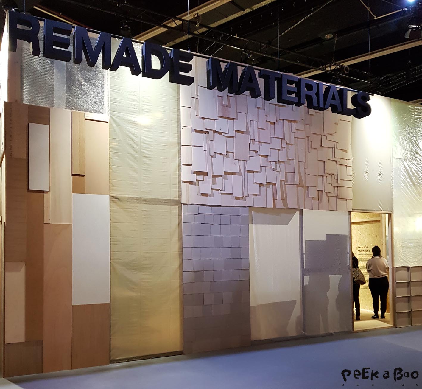 All kind of remade materials are beeing developed to stop the huge amount of waste.