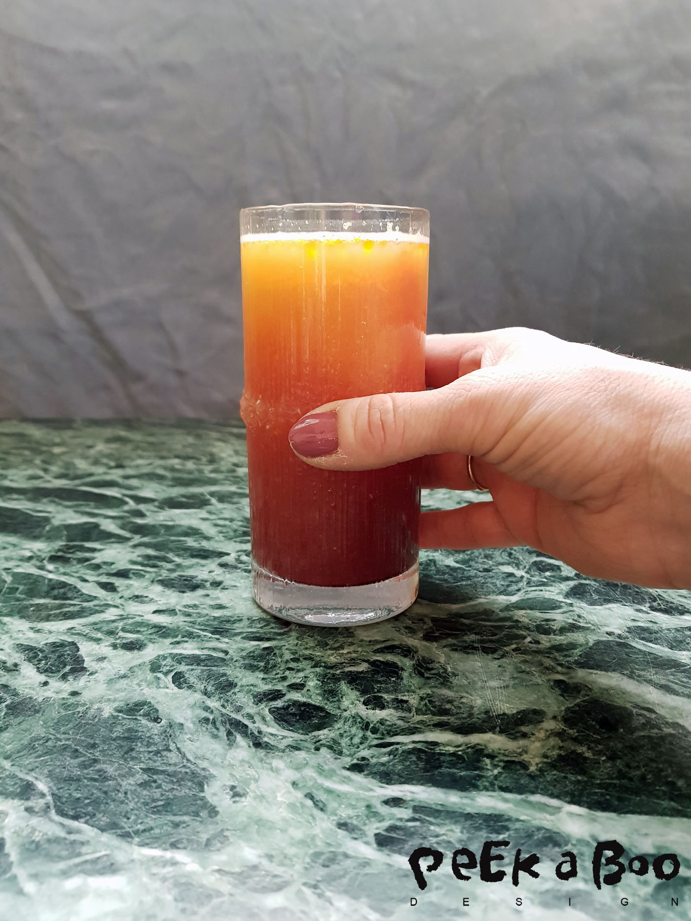 The perfect mix of carrot, apple a little bit of beetroot and orange.