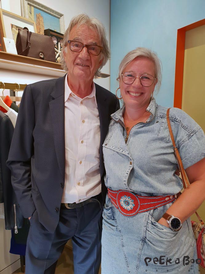 Sir Paul Smith and I after a fun chat .