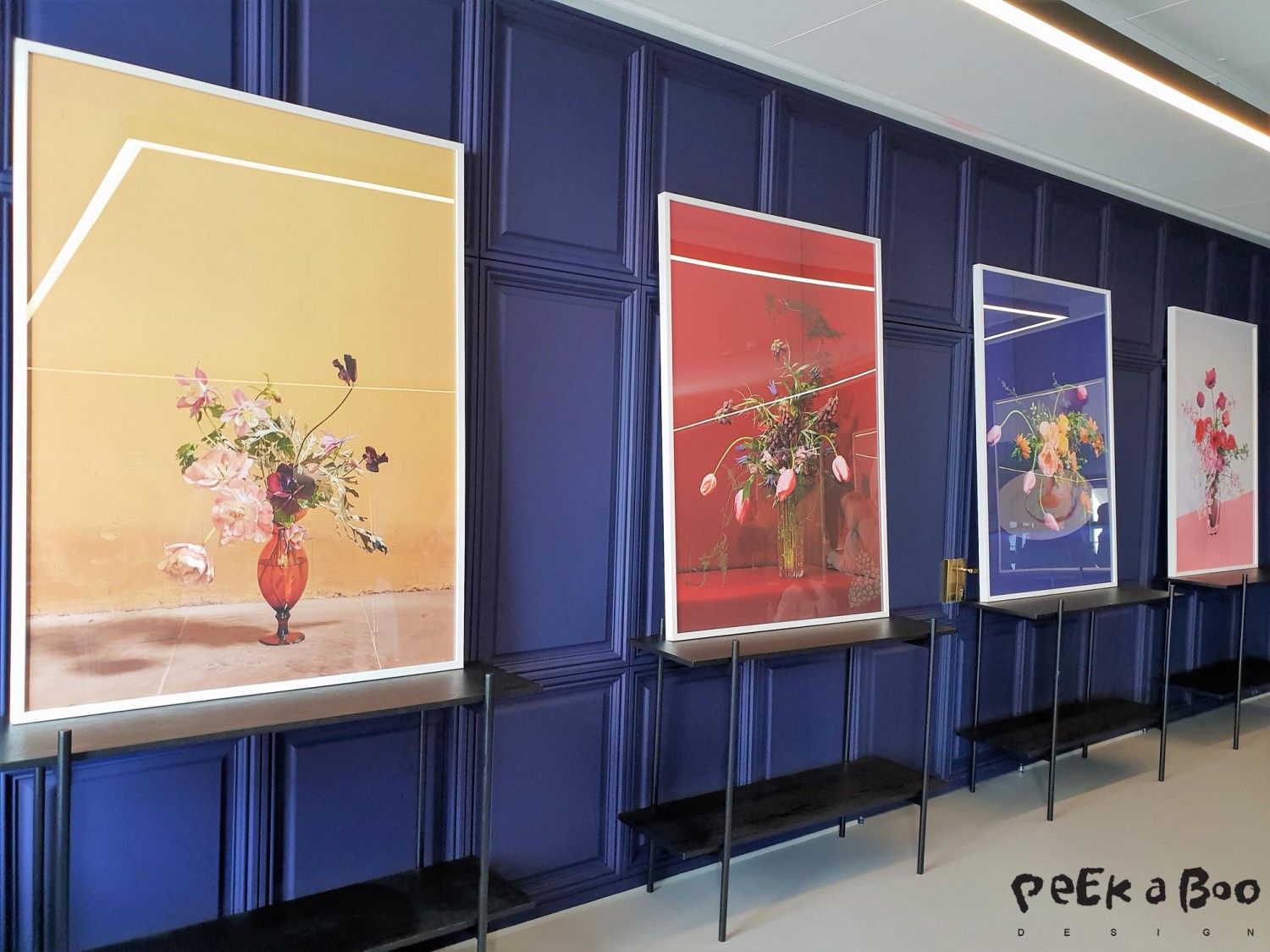 The flowerposters by Uffe Buchard x Paper collective shown during the fashion week.