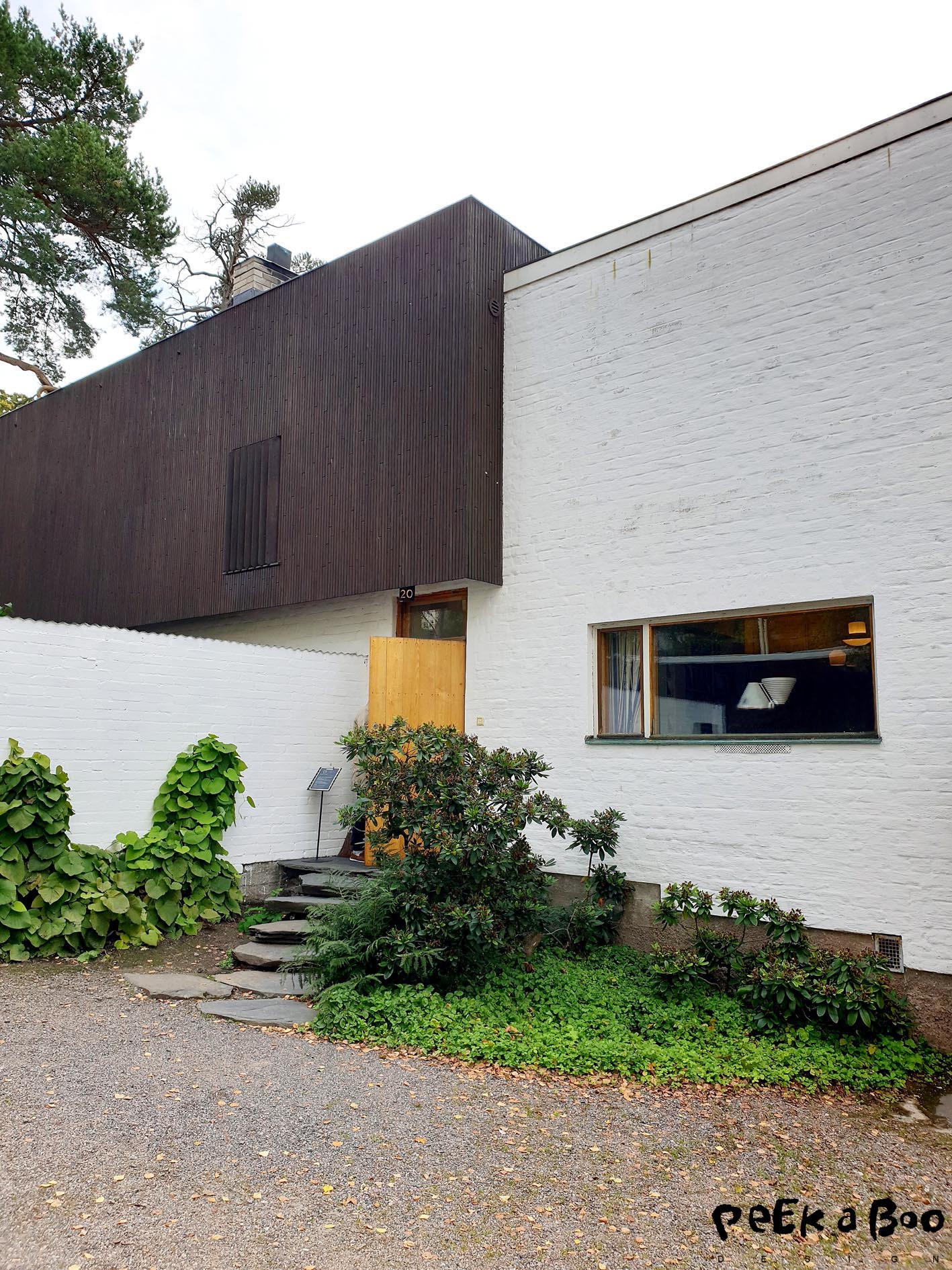 The house of Alvar Aalto designed by himself in 1936.