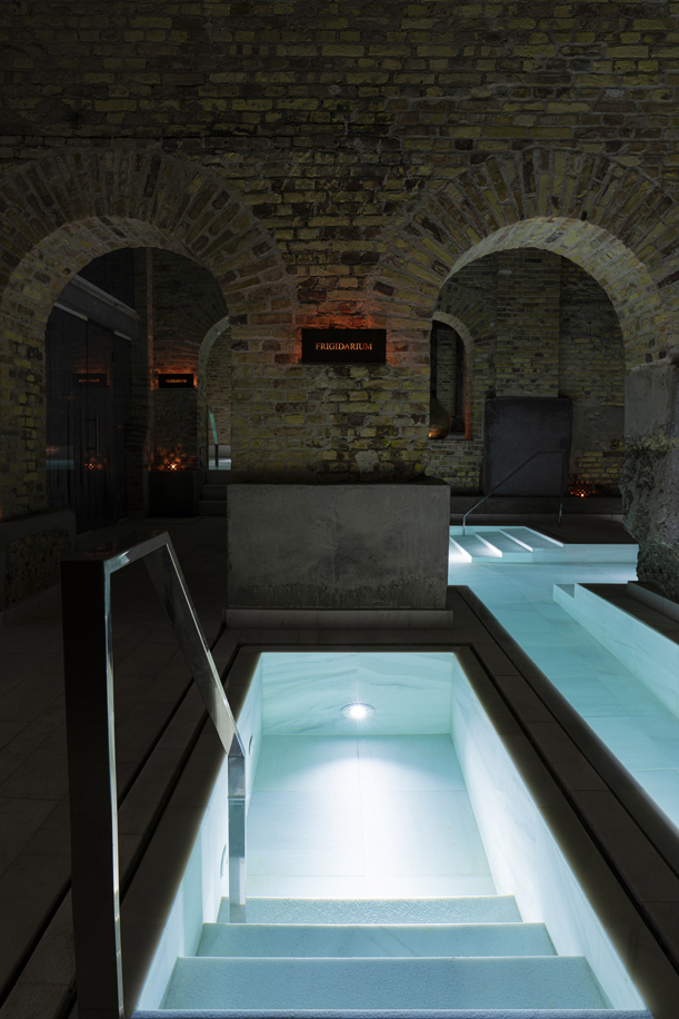 Aire Ancient Baths in Copenhagen is to be found under the historic buildings of the old brewery Carlsberg.