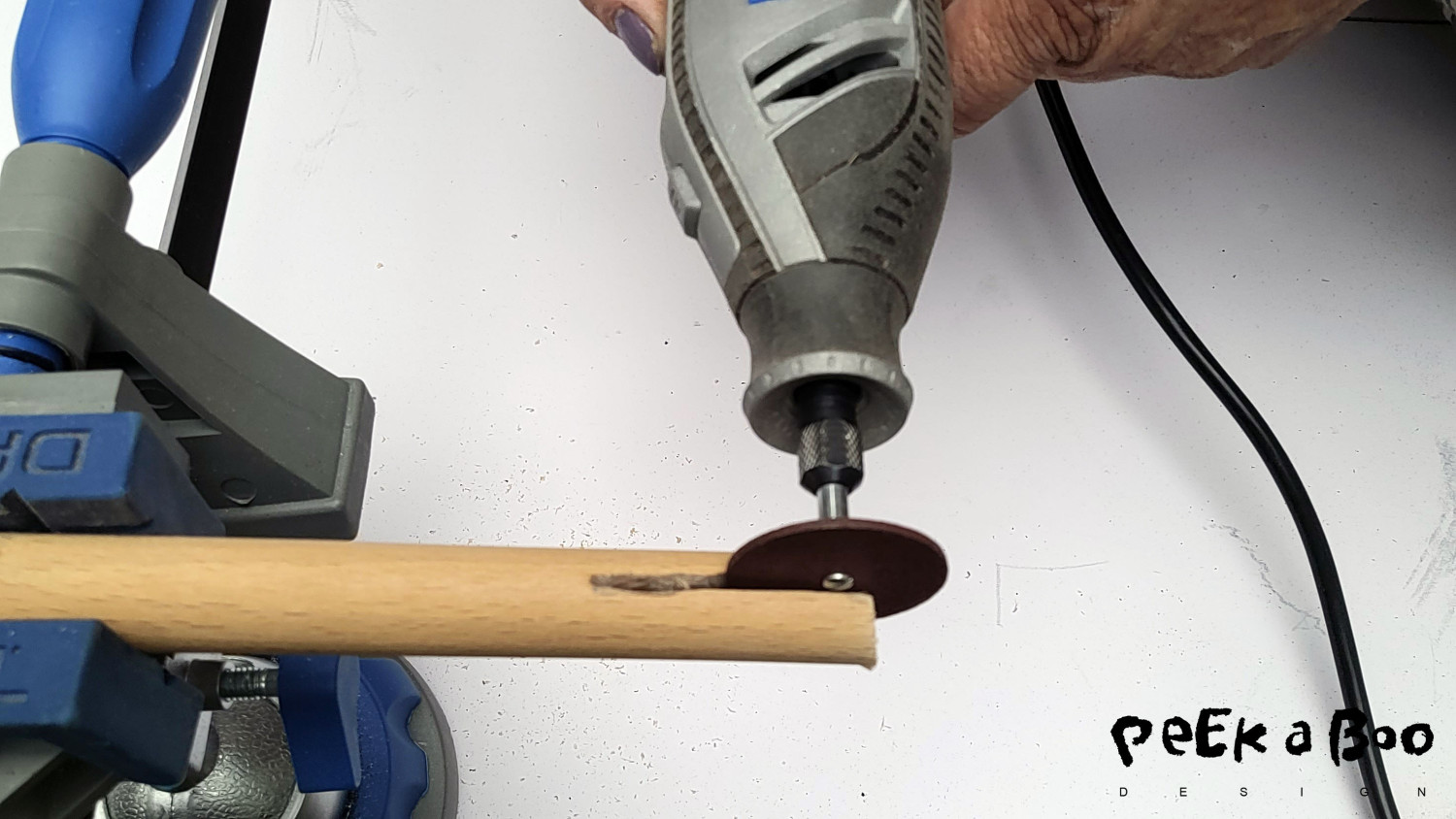 Use the EZ speed clic for sawing the slid, and afterwards use this sanding blade for finishing.