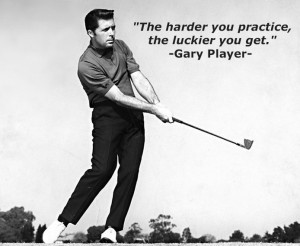 The harder you practice