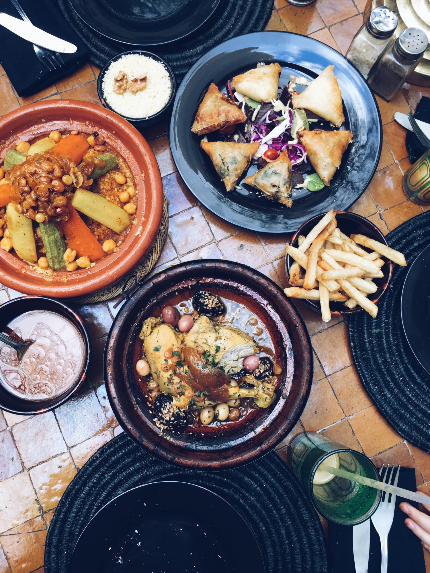 Gode spisesteder Marrakech Le Jardin