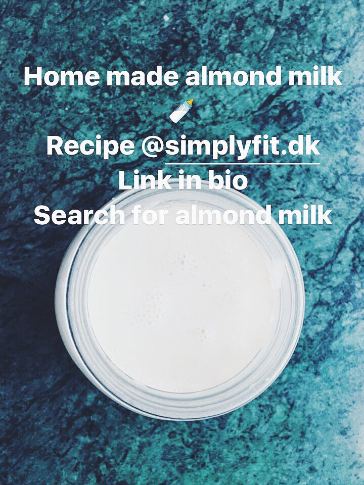 diy, almond milk, mandelmælk, gør-det-selv, zero waste, clean eating, healthy alternative, organic, økologisk, budget, cheap, zero chemicals, all natural, helt naturligt, ingen tilsætningsstoffer