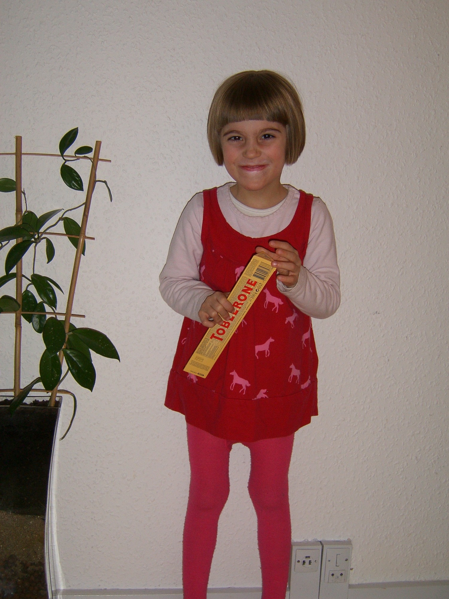Marikkas 6. Toblerone billede. (5 år)