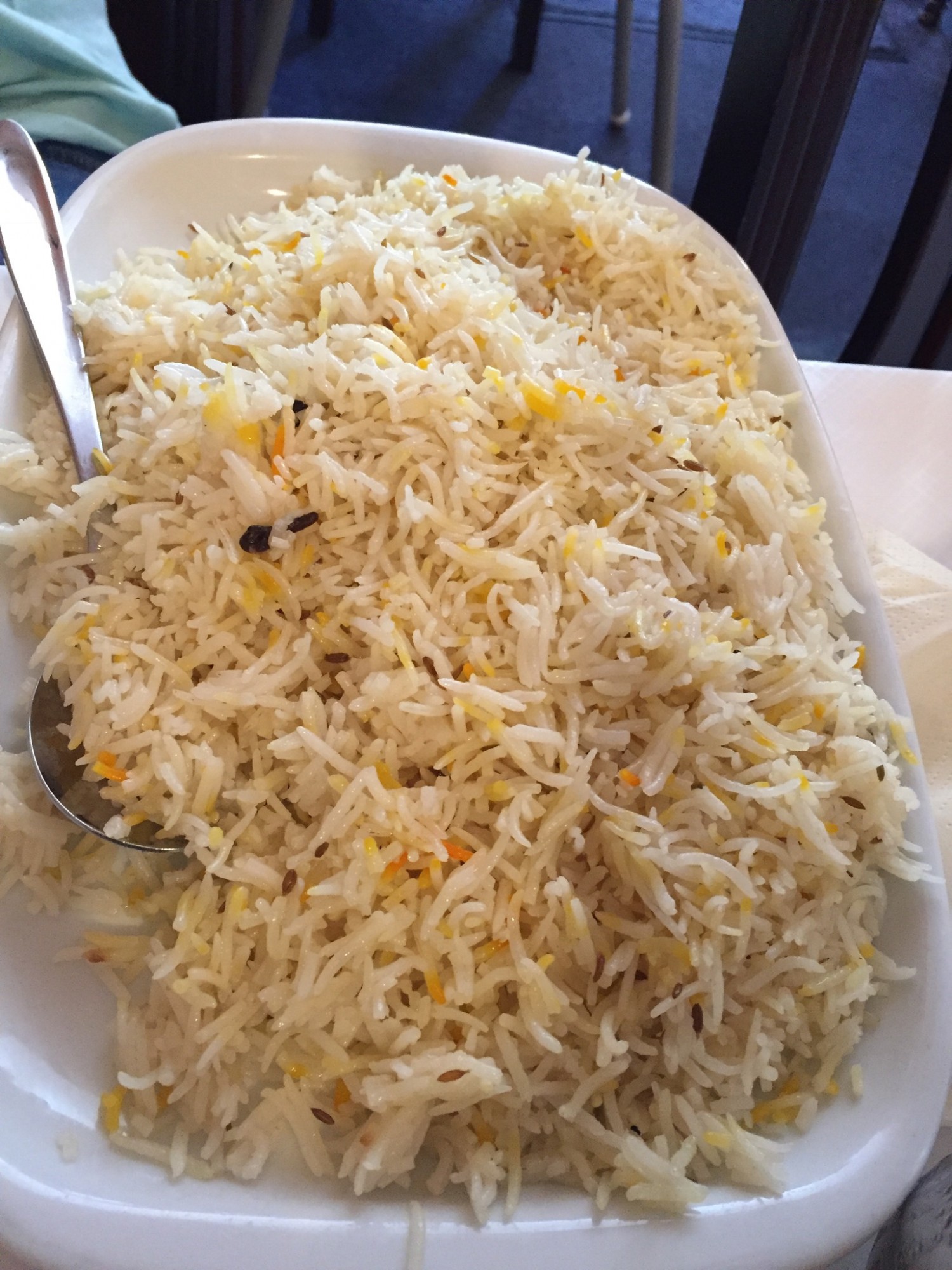 Ris: blandet med grønsager og krydderier.