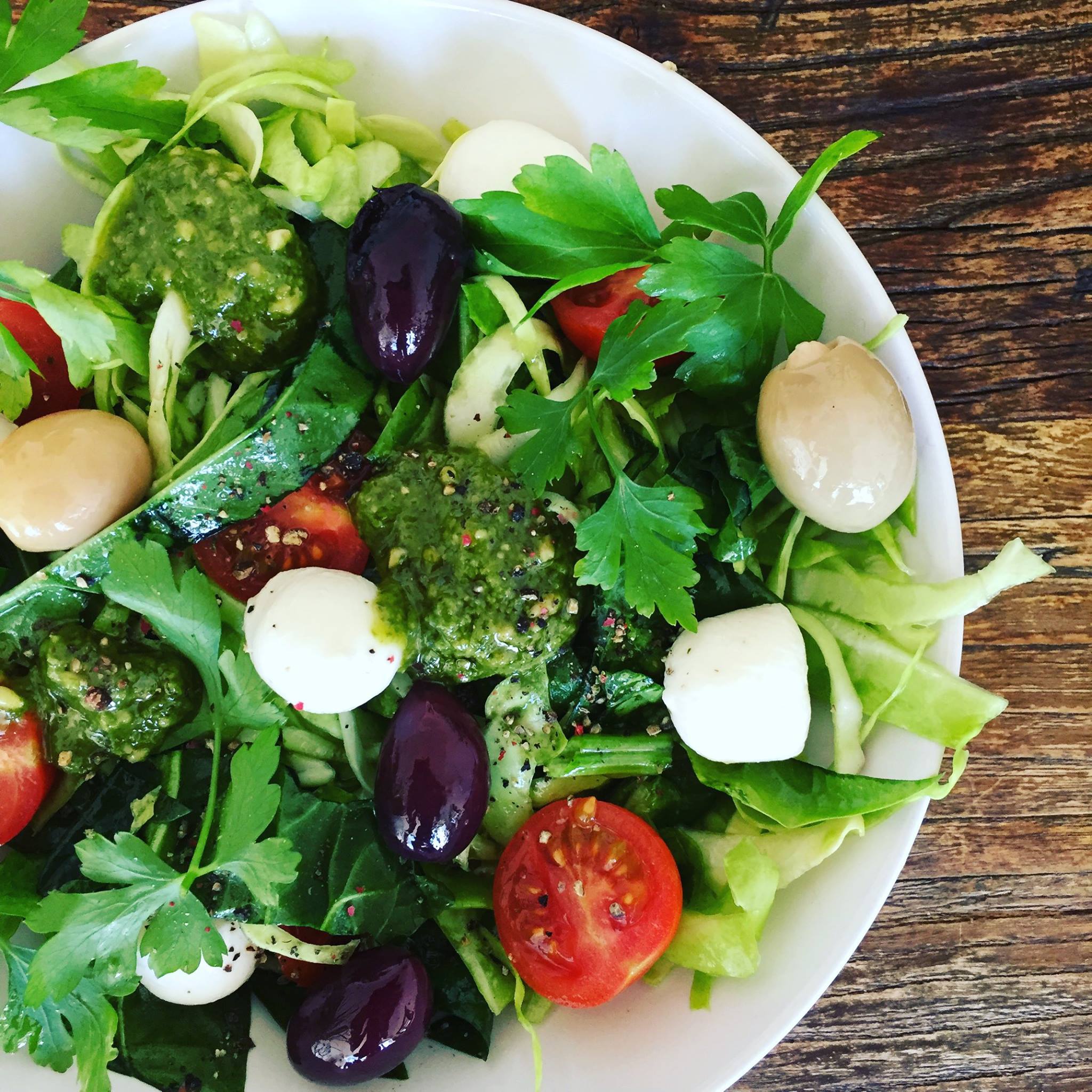 Lyn hurtig italiensk salat | Aftensmad Regitzes