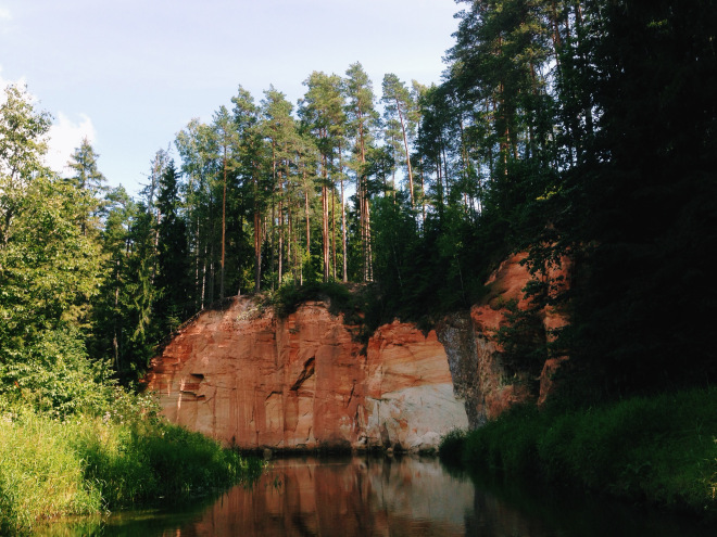 Canoeing and the nature in south of Estonia