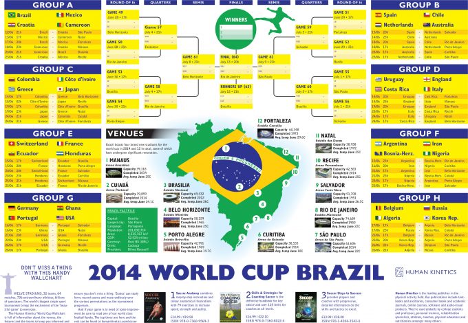 VM i fodbold 2014 poster