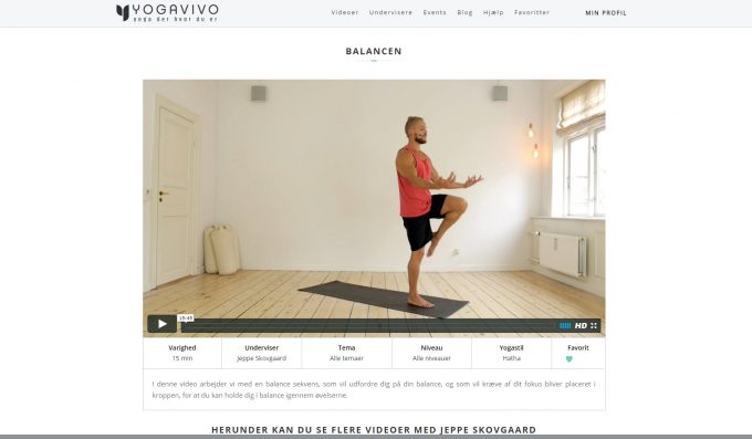 YogaVivo Jeppe Marina Aagaard blog anmeldelse yoga