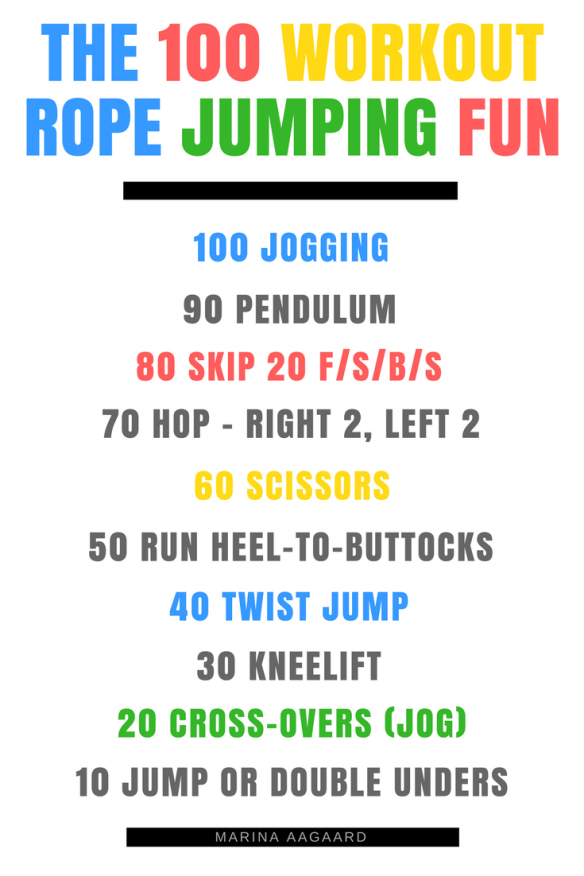 100 Workout Rope Jumping Marina Aagaard blog