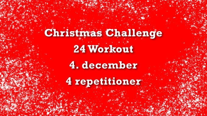 Julekalender fitness 4 Christmas Challenge 24 workout Marina Aagaard blog