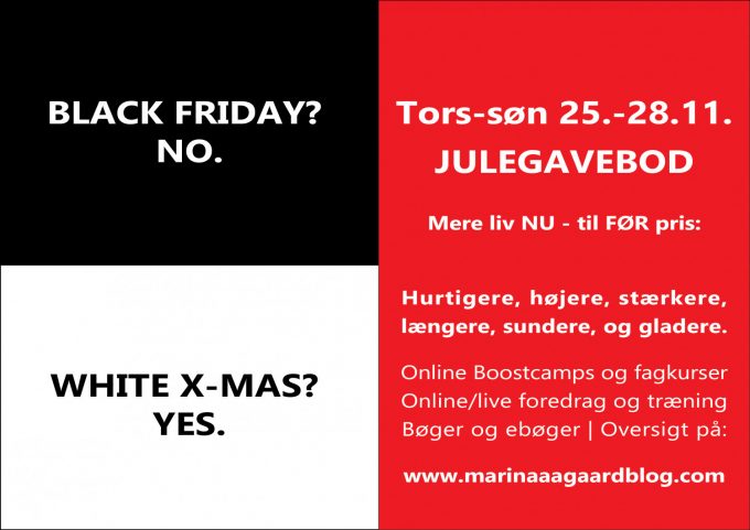 Julegavebod Black Friday 2021 Marina Aagaard blog 