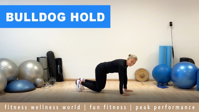Bulldog hold core fitness Marina Aagaard 