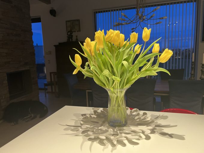 God påske 2022 gule tulipaner Marina Aagaard blog