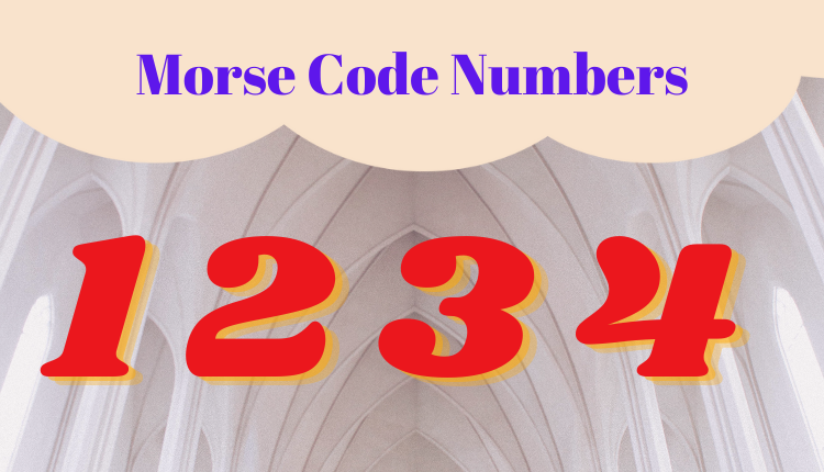 Morse code number practice app