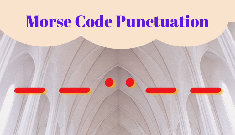 Morse code punctuation practice app