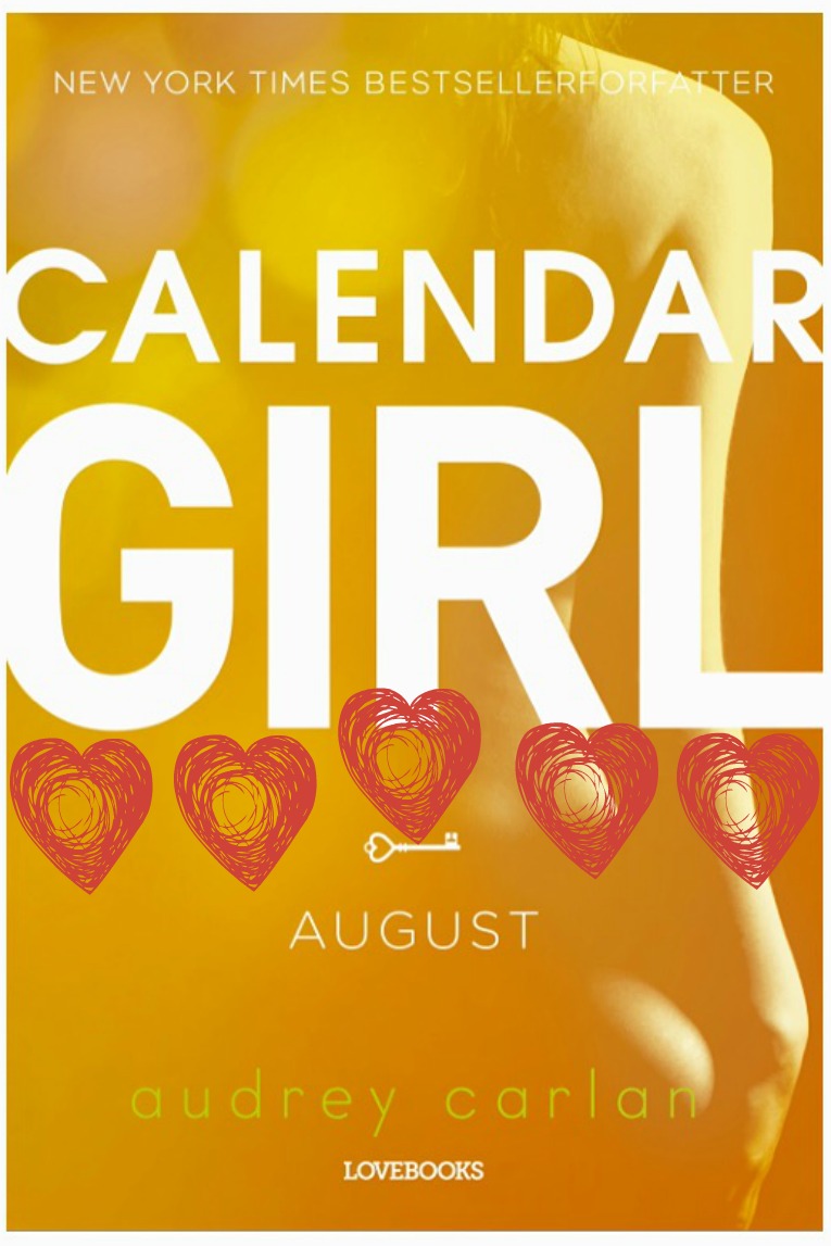 Calendar Girl August med hjerter