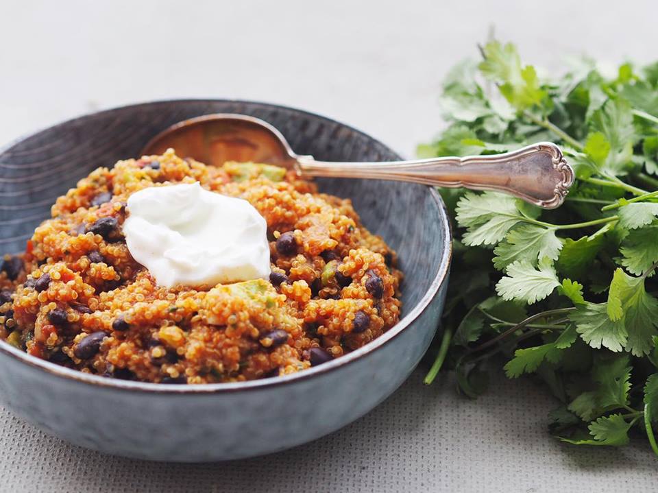 Vegetarisk one pot mexikansk quinoa | Aftensmad | The Food Factory
