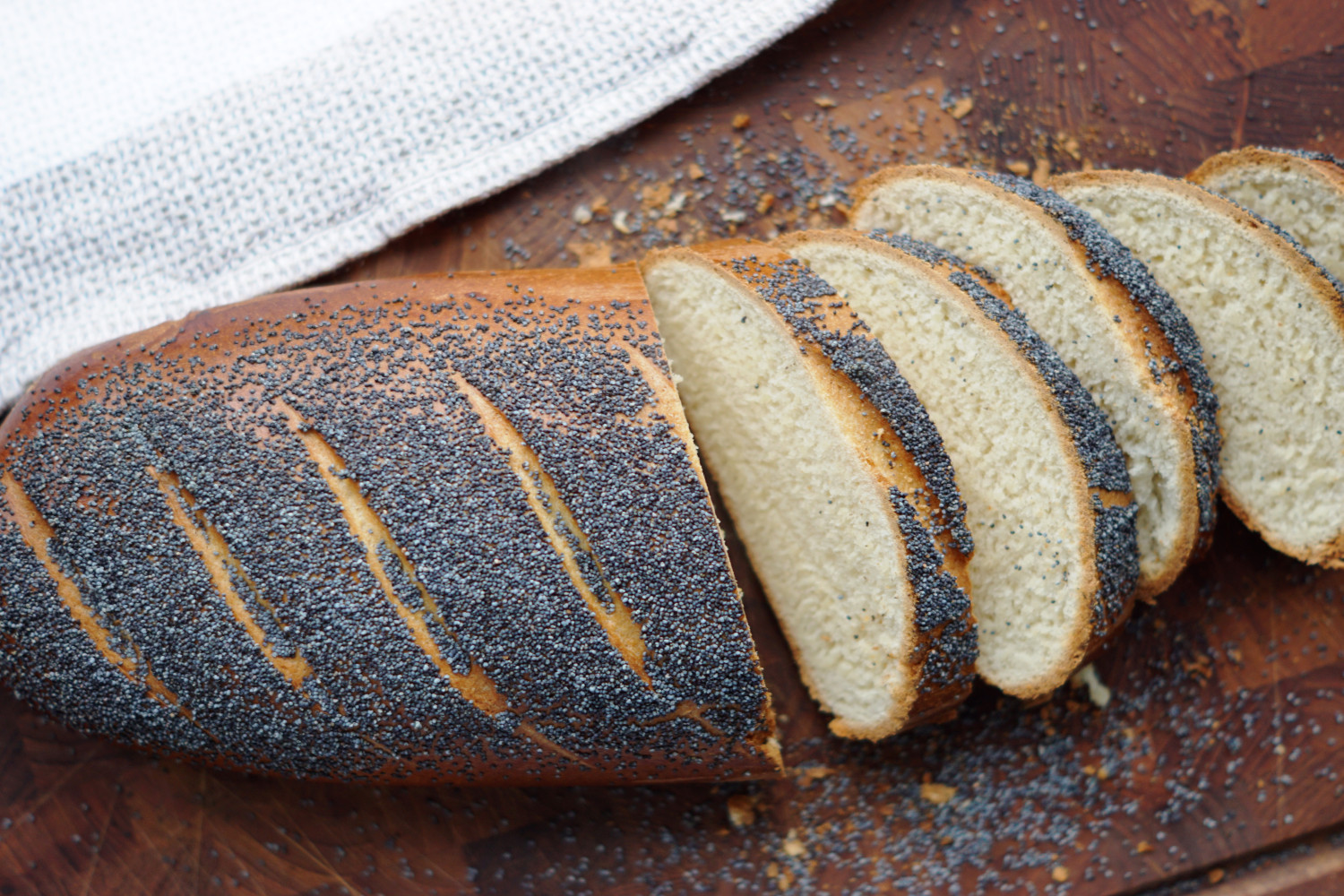 Klassisk franskbrød med blå birkes | Brød og boller | Forstadsmor