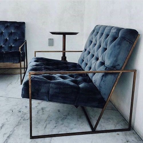 sofa velour blå blød luksuriøs sommerinspiration 2016 moodboard indretning stue butik