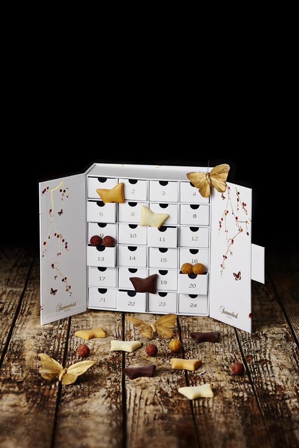 chokoladekalender summerbirdkalender chokolade kalender luksus lækker