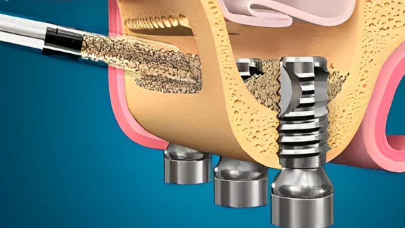 Nâng cấp có vai trò quan trọng giúp khôi phục lại diện tích xương hàm để cấy ghép Implant