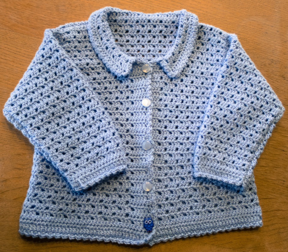 DIY – hæklet baby trøje | Hækling | Tøse-streger