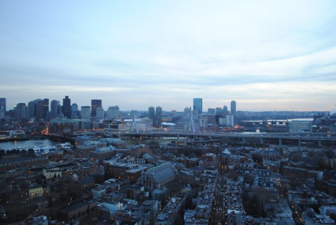 Fin udsigt over Boston! 