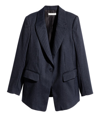H&M pinstripe suit blazer
