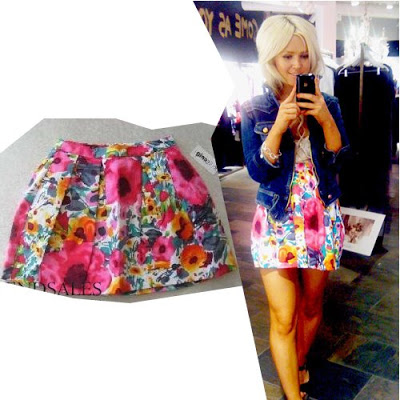 Dreaming of... Flower skirt from Gina Tricot